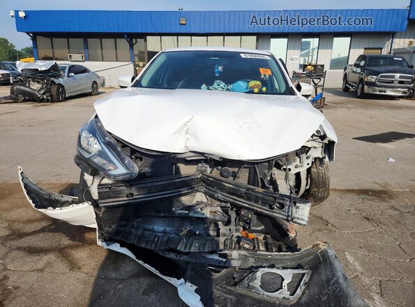 3N1AB7AP7KY365693 2019 NISSAN SENTRA White Вид спереду
