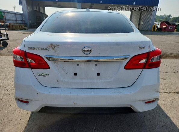 3N1AB7AP7KY365693 2019 NISSAN SENTRA White Вид ззаду