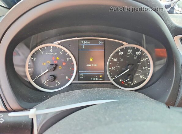3N1AB7AP7KY365693 2019 NISSAN SENTRA White Вид щитка приладів