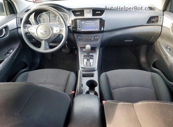 3N1AB7AP7KY368819 2019 NISSAN SENTRA Black Вид панелі приладів
