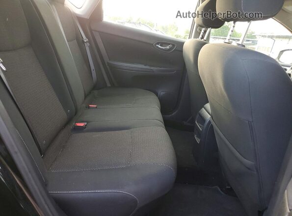 3N1AB7AP7KY368819 2019 NISSAN SENTRA Black Вид задніх сидінь