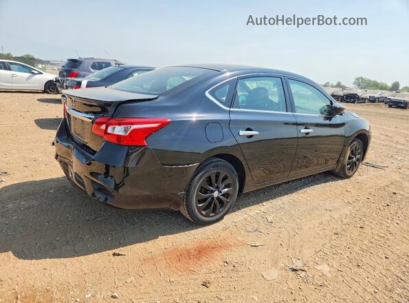 3N1AB7AP7KY382834 2019 NISSAN SENTRA Black უკანა მარჯვენა
