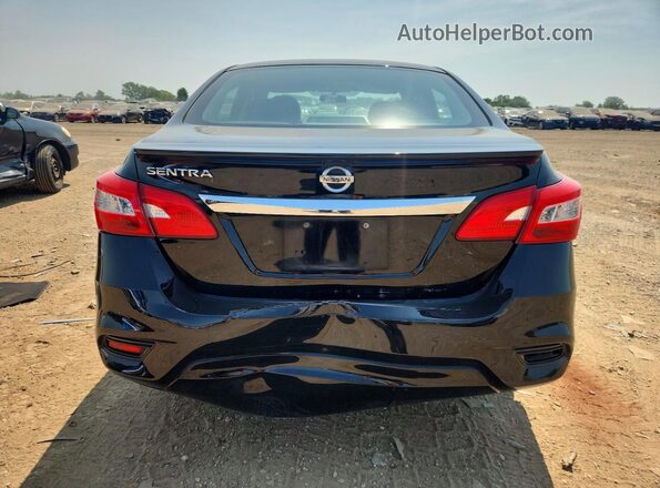 3N1AB7AP7KY382834 2019 NISSAN SENTRA Black უკანა ხედი