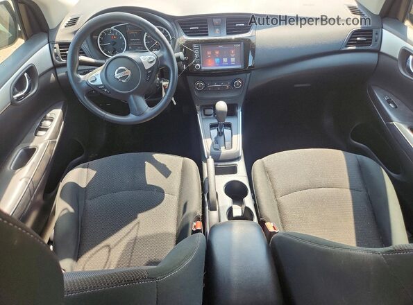 3N1AB7AP7KY382834 2019 NISSAN SENTRA Black წინა პანელის ხედი