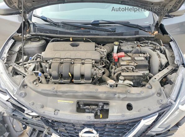 3N1AB7AP7KY388679 2019 NISSAN SENTRA Charcoal Widok wnętrza z tyłu