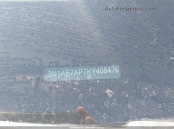 3N1AB7AP7KY408476 2019 NISSAN SENTRA Серый Вид спереди