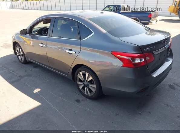 3N1AB7AP7KY408476 2019 NISSAN SENTRA Серый Задняя левая четверть