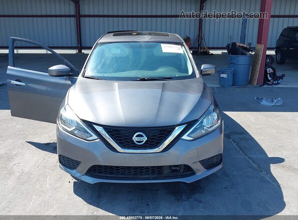 3N1AB7AP7KY408476 2019 NISSAN SENTRA Серый Вид щитка приборов