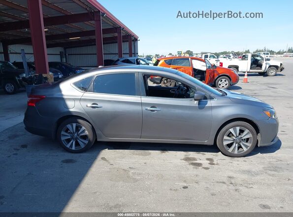 3N1AB7AP7KY408476 2019 NISSAN SENTRA Серый Вид задней части салона