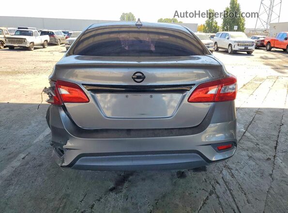 3N1AB7AP7KY426590 2019 NISSAN SENTRA Серый Вид сзади