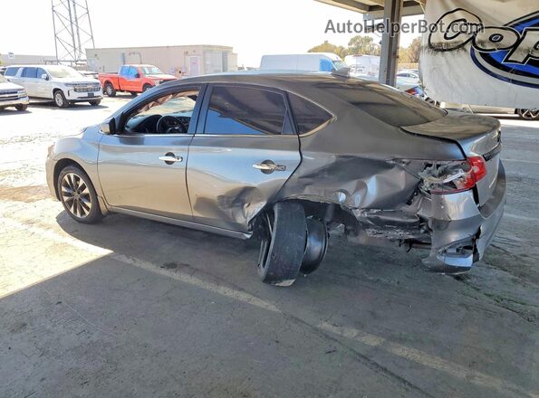 3N1AB7AP7KY426590 2019 NISSAN SENTRA Серый Задняя левая четверть