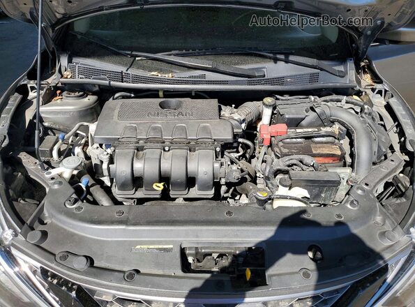 3N1AB7AP7KY426590 2019 NISSAN SENTRA Серый Вид задней части салона
