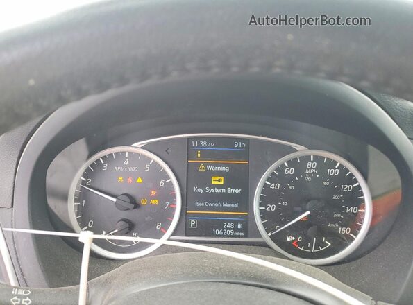 3N1AB7AP7KY426654 2019 NISSAN SENTRA Blue ხელსაწყოთა პანელის ხედი