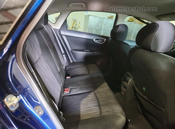 3N1AB7AP7KY427898 2019 NISSAN SENTRA Blue Հետևի նստատեղերի տեսք