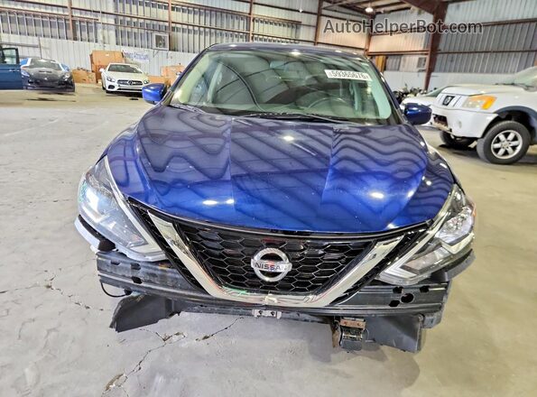 3N1AB7AP7KY427898 2019 NISSAN SENTRA Blue Դիմացի տեսք