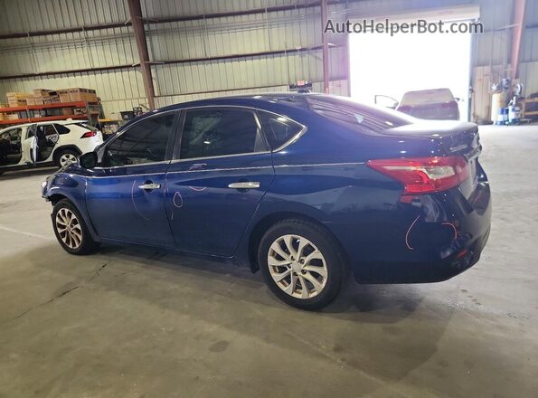 3N1AB7AP7KY427898 2019 NISSAN SENTRA Blue Հետևի ձախ