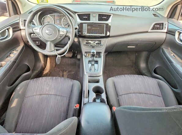 3N1AB7AP7KY431482 2019 NISSAN SENTRA Gray Vista del salpicadero