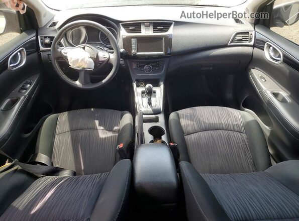 3N1AB7AP7KY435161 2019 NISSAN SENTRA White Vista del salpicadero