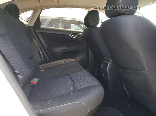 3N1AB7AP7KY435161 2019 NISSAN SENTRA White Vista de los asientos traseros