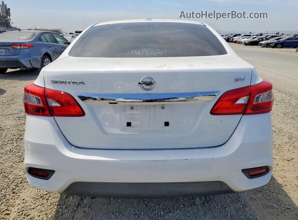 3N1AB7AP7KY435161 2019 NISSAN SENTRA White Vista trasera