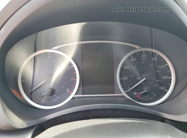 3N1AB7AP7KY435161 2019 NISSAN SENTRA White Vista del cuadro de instrumentos