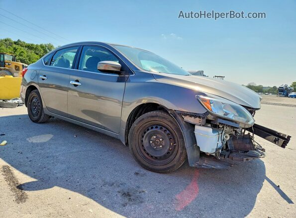 3N1AB7AP8GL667580 2016 NISSAN SENTRA Серый Передняя правая четверть