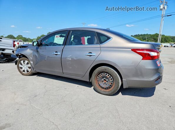 3N1AB7AP8GL667580 2016 NISSAN SENTRA Серый Задняя левая четверть
