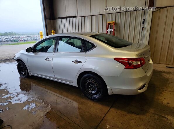3N1AB7AP8GL682919 2016 NISSAN SENTRA Silver Rear left