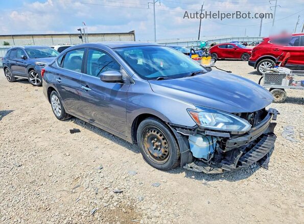 3N1AB7AP8GY212179 2016 NISSAN SENTRA Gray Front right