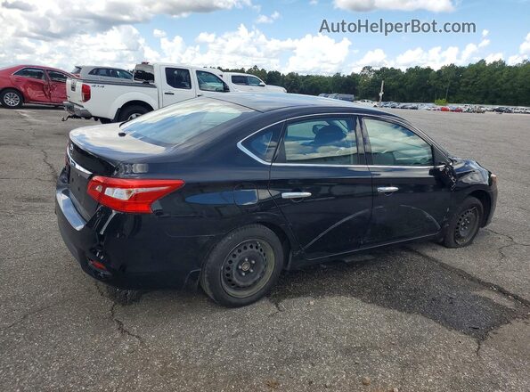 3N1AB7AP8GY212893 2016 NISSAN SENTRA Black Tył prawy