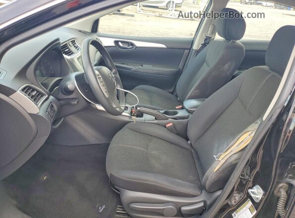 3N1AB7AP8GY212893 2016 NISSAN SENTRA Black Widok wnętrza z przodu