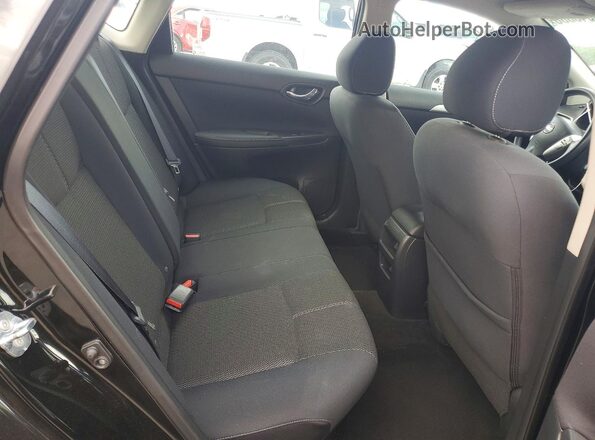 3N1AB7AP8GY212893 2016 NISSAN SENTRA Black Widok tylnych siedzeń