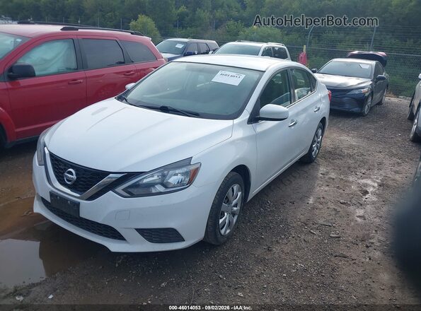 3N1AB7AP8GY214904 2016 NISSAN SENTRA Белый Передняя левая четверть