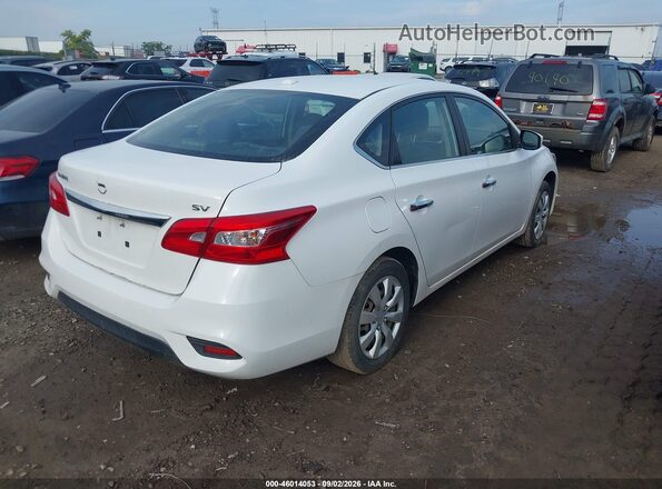 3N1AB7AP8GY214904 2016 NISSAN SENTRA Белый Задняя правая четверть