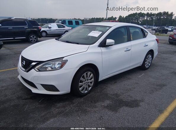 3N1AB7AP8GY221903 2016 NISSAN SENTRA White Vista tres cuartos delantera izquierda