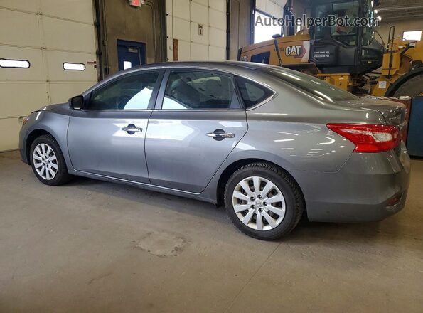 3N1AB7AP8GY234716 2016 NISSAN SENTRA Gray Rear left