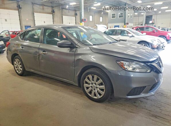 3N1AB7AP8GY234716 2016 NISSAN SENTRA Gray Front right