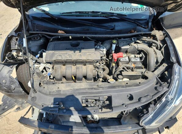 3N1AB7AP8GY278036 2016 NISSAN SENTRA Black Вид задньої частини салону