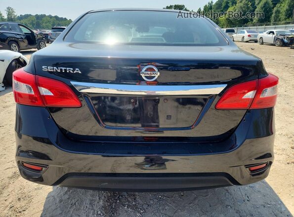 3N1AB7AP8GY278036 2016 NISSAN SENTRA Black Вид ззаду