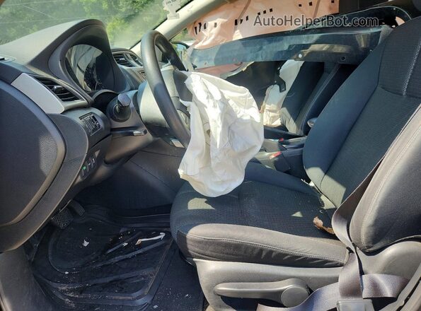 3N1AB7AP8GY278036 2016 NISSAN SENTRA Black Вид салону спереду