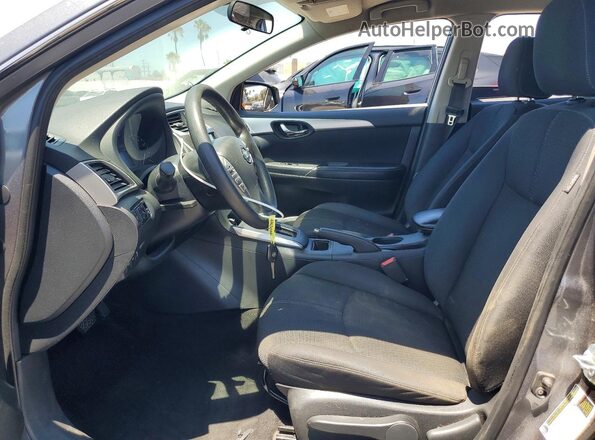 3N1AB7AP8GY285777 2016 NISSAN SENTRA Белый Вид салона спереди