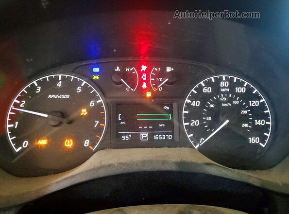 3N1AB7AP8GY293362 2016 NISSAN SENTRA White Vista del cuadro de instrumentos