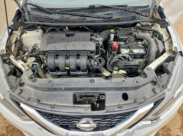 3N1AB7AP8GY293653 2016 NISSAN SENTRA White Սալոնի հետևի տեսք