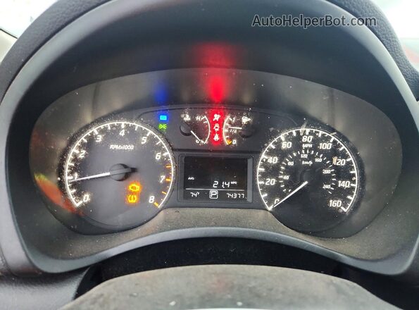 3N1AB7AP8GY293653 2016 NISSAN SENTRA White Սարքավորումների վահանակի տեսք
