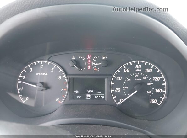 3N1AB7AP8GY313836 2016 NISSAN SENTRA Gray უკანა სავარძლების ხედი