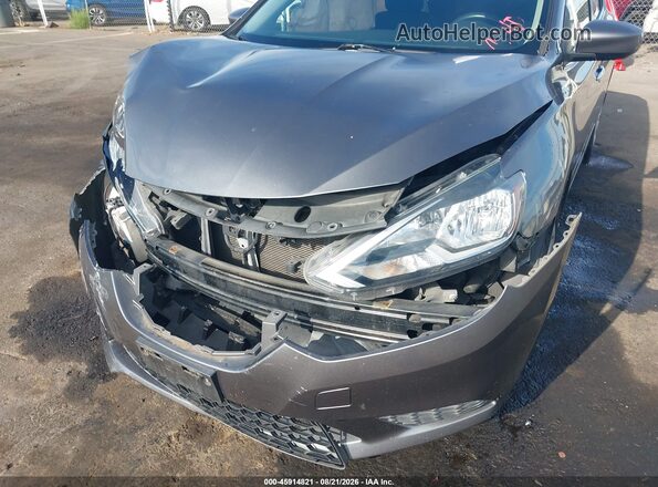 3N1AB7AP8GY313836 2016 NISSAN SENTRA Gray წინა ხედი