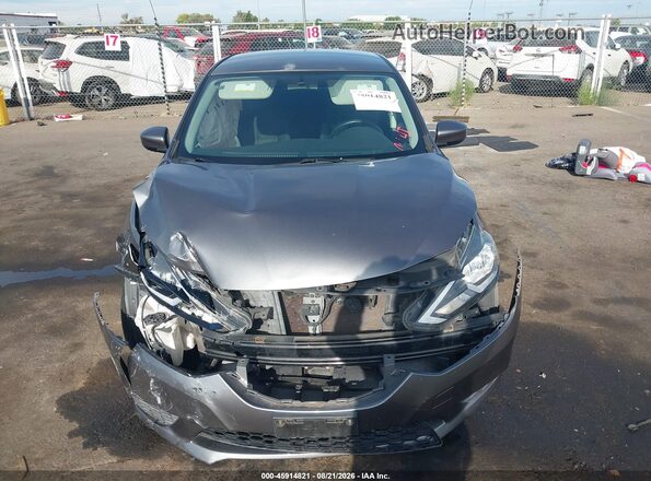 3N1AB7AP8GY313836 2016 NISSAN SENTRA Gray ხელსაწყოთა პანელის ხედი