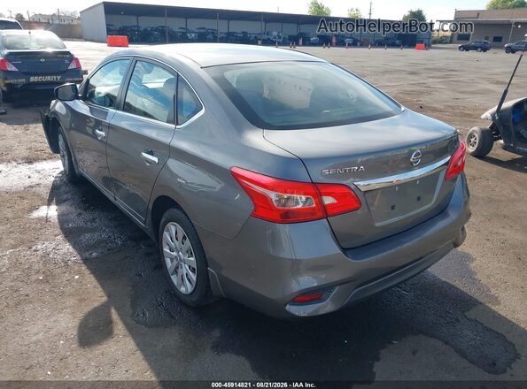 3N1AB7AP8GY313836 2016 NISSAN SENTRA Gray უკანა მარცხენა