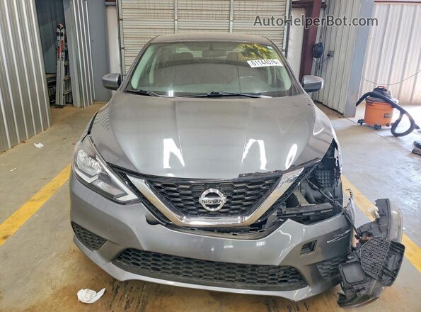 3N1AB7AP8HL648335 2017 NISSAN SENTRA Gray წინა ხედი