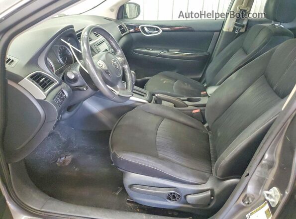 3N1AB7AP8HL648335 2017 NISSAN SENTRA Gray წინა სალონის ხედი